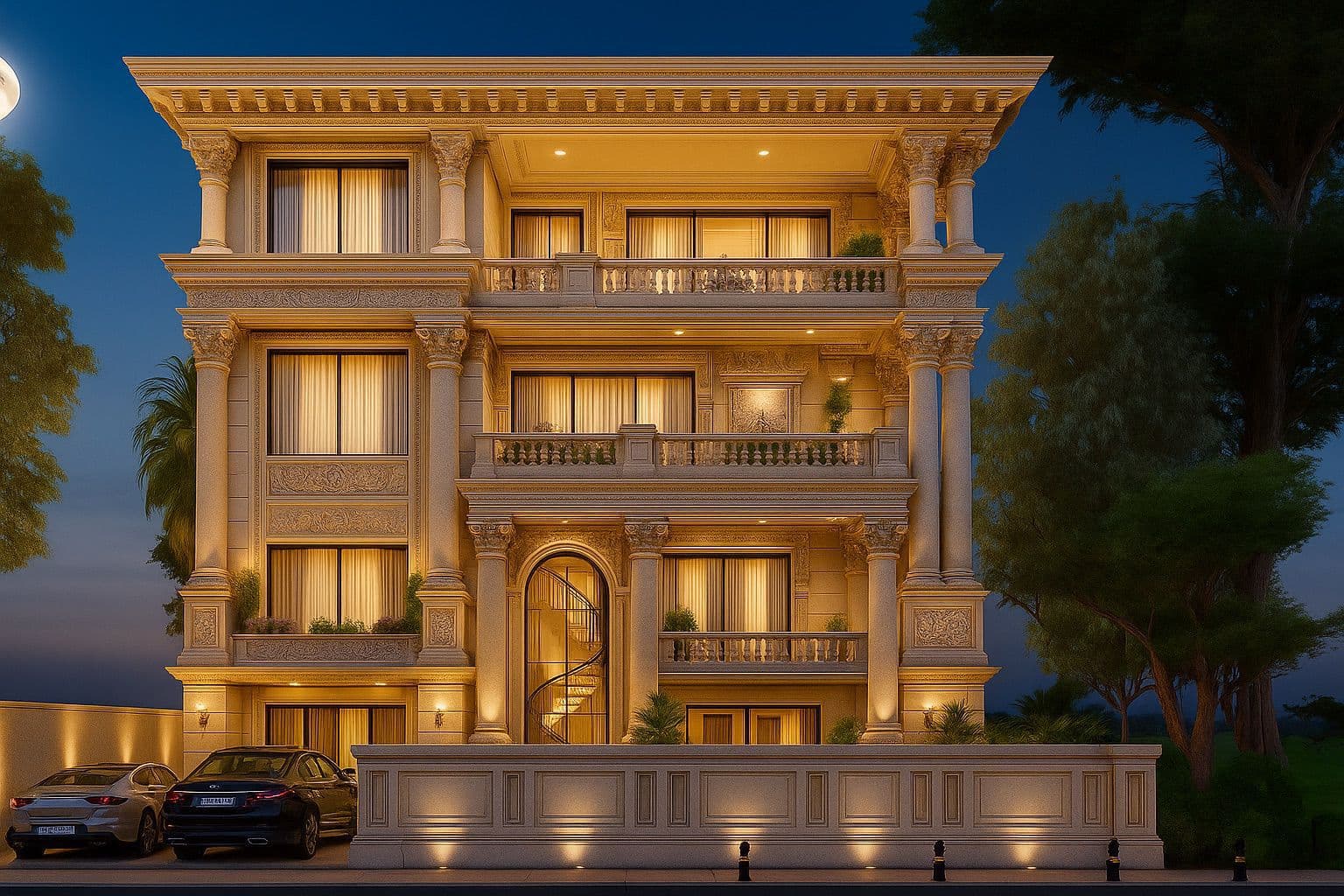 60ft Front House Elevation
