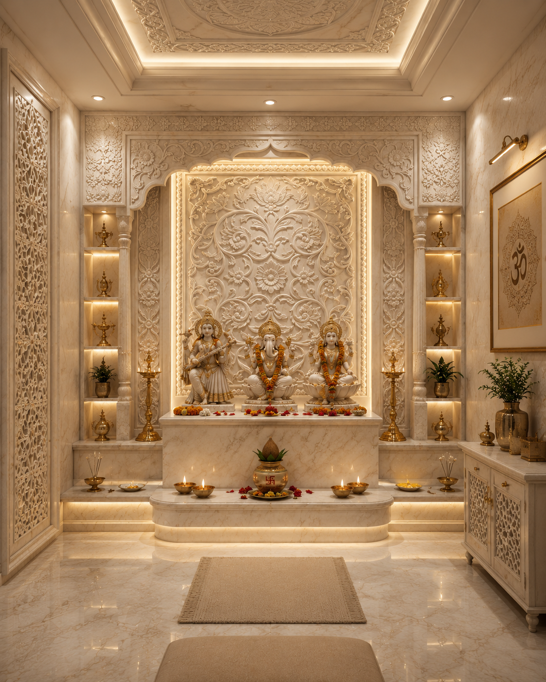 Serene Bungalow Puja Mandir